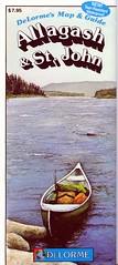 DeLorme's Allagash & St John River Map and Guide