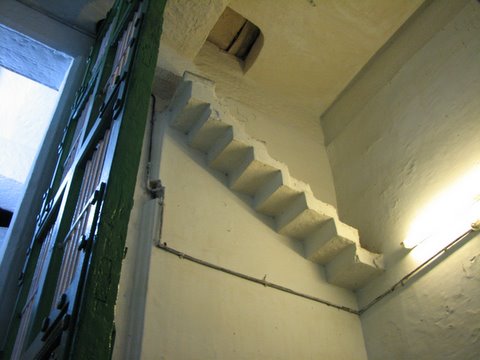 staircase in gopuram, basavanagudi temple
