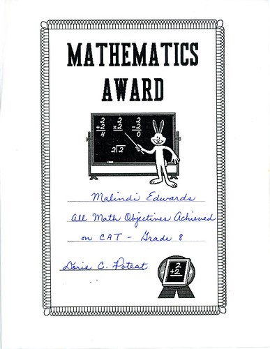 Math Award001