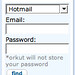 "Enter your email login and password" anti-pattern - Orkut
