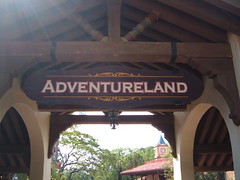 Adventureland Sign Magic Kingdom Walt Disney World