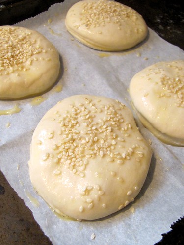 Pizza dough becomes hamburger buns