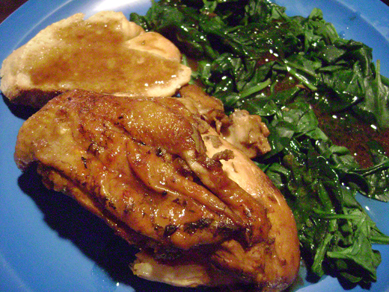 chicken adobo plate
