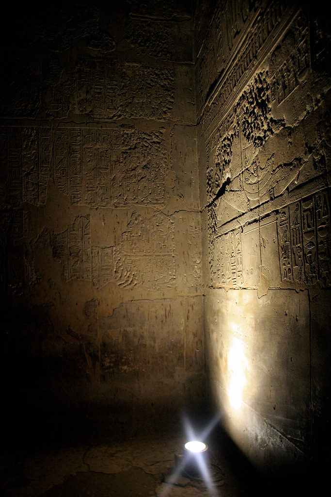 : Luxor Temple at night