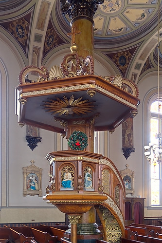 Saint Joseph Shrine, in Saint Louis, Missouri, USA - pulpit