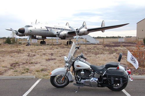 Harley con avión