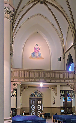 Saint Augustine Roman Catholic Church, in Saint Louis, Missouri, USA - choir loft