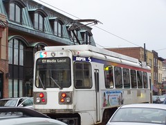 Streetcar in Media, Pennsylvania