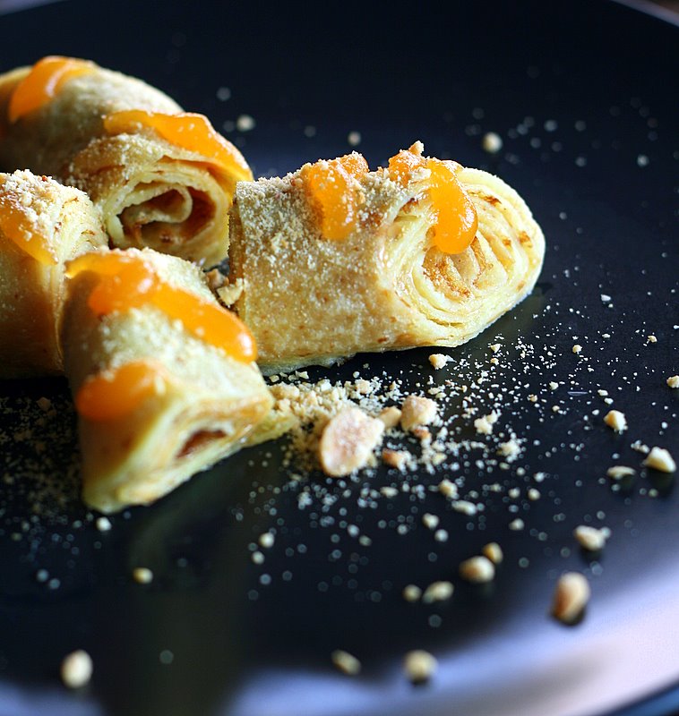 peanut butter and kaya pancake