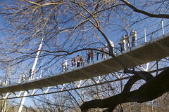 Crowds on Bridge
