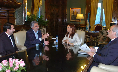Cristina Fernández recibió a Lugo