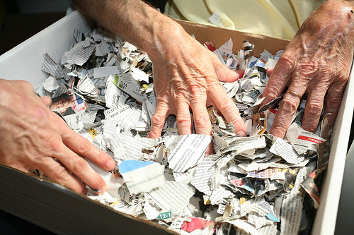 Fent paper reciclat