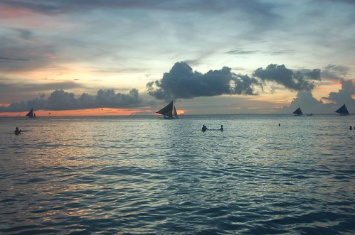 Boracay Beach Sunset Dusk by islandcode