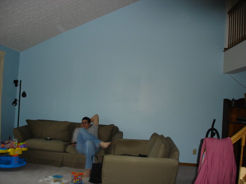 Finished living room paint