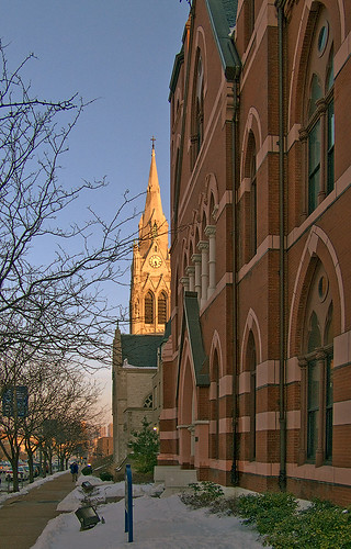Saint Louis University, in Saint Louis, Missouri, USA - dusk 1