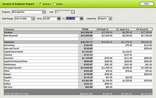 expense report icon. Income and expense report