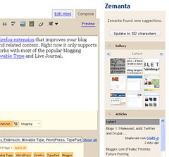 Blog better using Zemanta