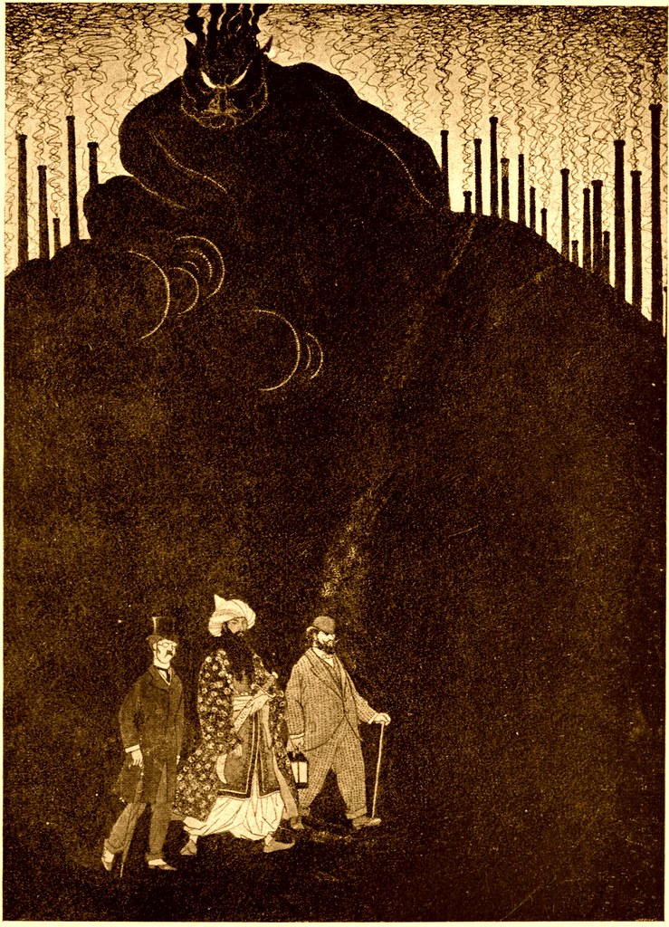 Sidney Sime - Guided By Ali, All Three Set Forth For The Midlands (1916)