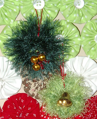wreaths on tree