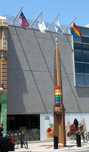 Gay District w/ Flags
