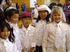 Takayama Matsuri - Elena with some of her dancing group
