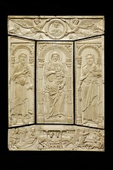 Front Cover of the Lorsch Gospels, Aachen, about 810. Museum no. 138-1866.