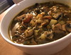 Mushroom barley soup