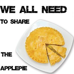 sharing is like applepie.