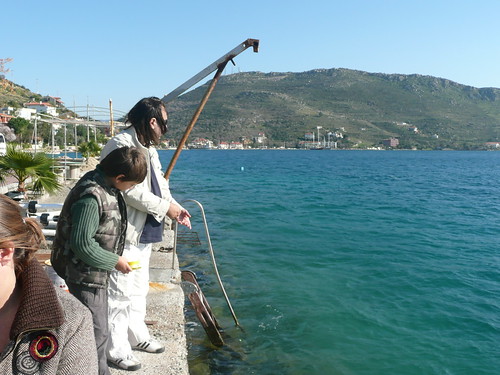 Ahmet and Tibet Fishing in Bozburun