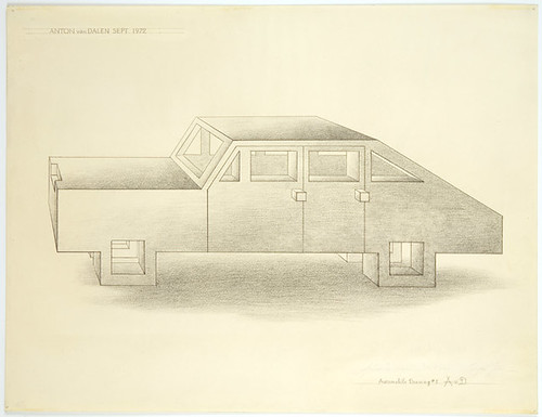 Anton van Dalen Automobile Drawing No.5  1972