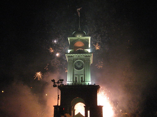 Santa Cruz Clocktower at Midnight