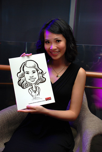 Caricature live sketching for TLC - 10