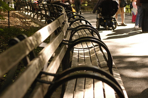 benches in Central park