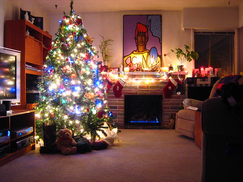 the christmas living room decorations ideas
