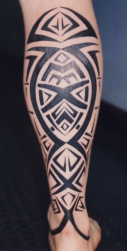 leg piece tribal