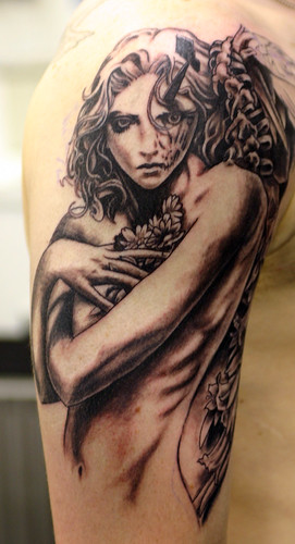 mangangel Tattoo by The Tattoo Studio.