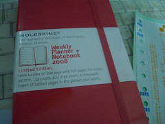 Weekly Planner + Notebook 2008