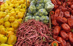 closeup of vegetables