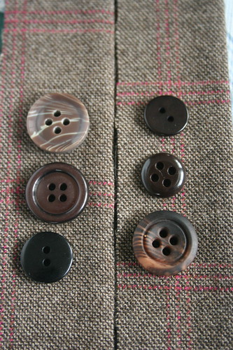 trying to pick a button for my new skirt