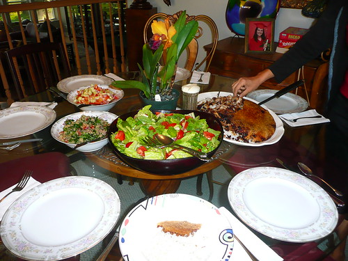 dinner at moallem's house