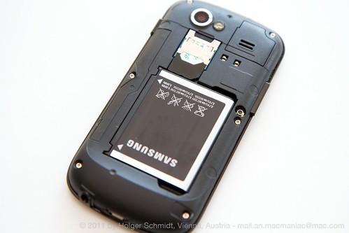 Nexus S ohne Rückenplatte