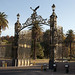 Cancello d'ingresso al grande parco di San Martin in Mendoza