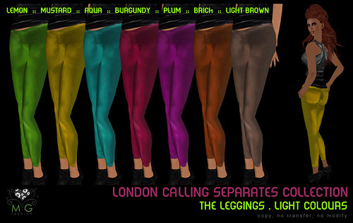 [MG fashion] London Calling Collection - The Leggings (light colours)