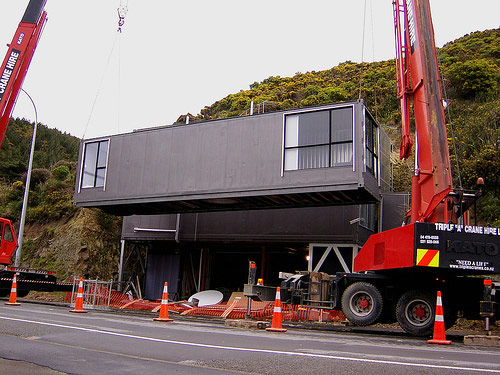 The low road - building an instant house from containers in New Zealand