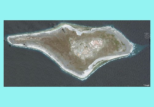 Starbuck Island - DigitalGlobe Image from Google Earth - 13 Tile Mosaic with Ocean Fill