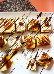 Caramel-Walnut Cheesecake Bars!