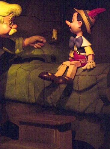 Gepetto and Pinocchio by FrogMiller.