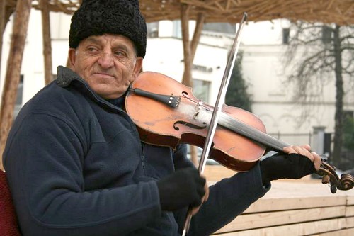 Violin man