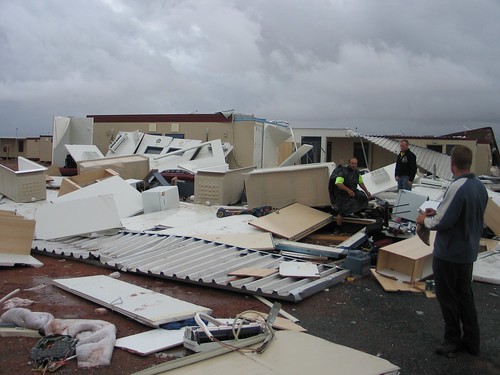 Devastation after Cyclone George