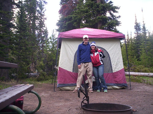 Dan and Jessica at Bridge Bay Campground